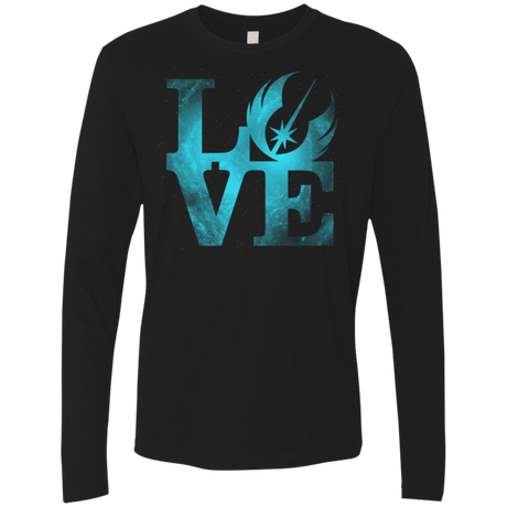 T-Shirts Black / Small LOVE Jedi Men's Premium Long Sleeve