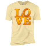 T-Shirts Banana Cream / X-Small LOVE Lotr Ring Men's Premium T-Shirt