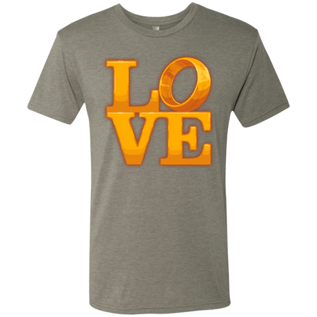 T-Shirts Venetian Grey / Small LOVE Lotr Ring Men's Triblend T-Shirt