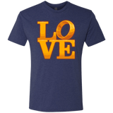 T-Shirts Vintage Navy / Small LOVE Lotr Ring Men's Triblend T-Shirt