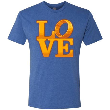 T-Shirts Vintage Royal / Small LOVE Lotr Ring Men's Triblend T-Shirt