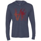 T-Shirts Vintage Navy / X-Small LOVE Rebel Triblend Long Sleeve Hoodie Tee
