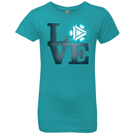 T-Shirts Tahiti Blue / YXS Love Stark Girls Premium T-Shirt