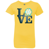 T-Shirts Vibrant Yellow / YXS Love Stark Girls Premium T-Shirt