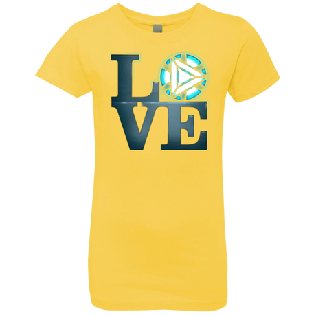 T-Shirts Vibrant Yellow / YXS Love Stark Girls Premium T-Shirt