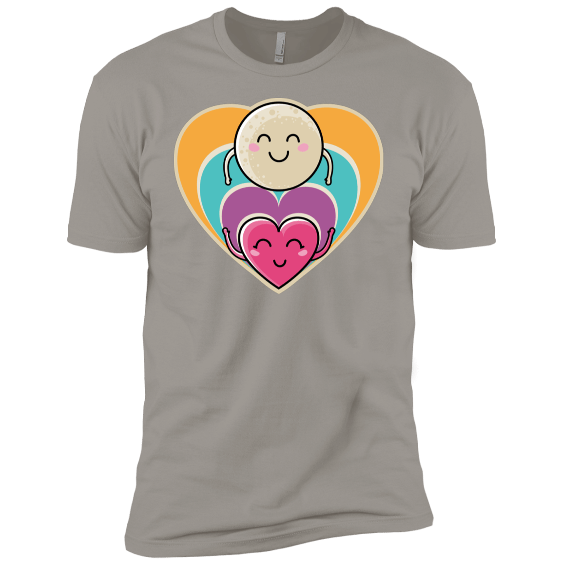 T-Shirts Light Grey / YXS Love to the Moon and Back Boys Premium T-Shirt