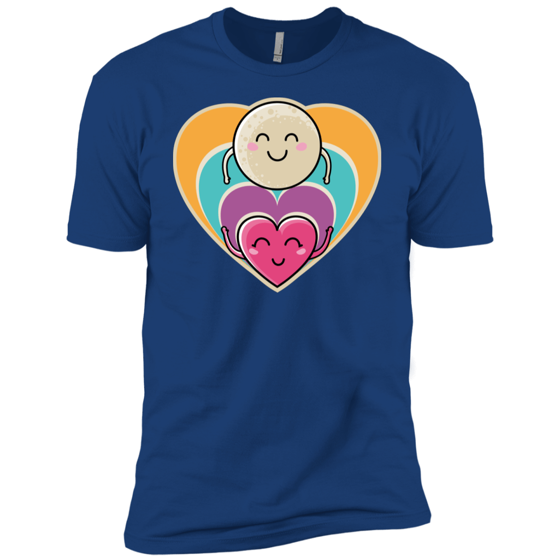 T-Shirts Royal / YXS Love to the Moon and Back Boys Premium T-Shirt