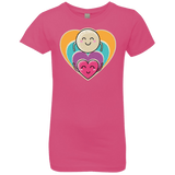 T-Shirts Hot Pink / YXS Love to the Moon and Back Girls Premium T-Shirt