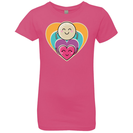 T-Shirts Hot Pink / YXS Love to the Moon and Back Girls Premium T-Shirt