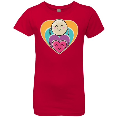 T-Shirts Red / YXS Love to the Moon and Back Girls Premium T-Shirt