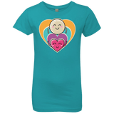 T-Shirts Tahiti Blue / YXS Love to the Moon and Back Girls Premium T-Shirt
