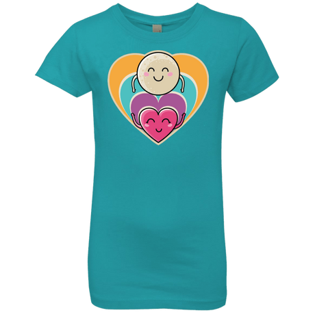 T-Shirts Tahiti Blue / YXS Love to the Moon and Back Girls Premium T-Shirt