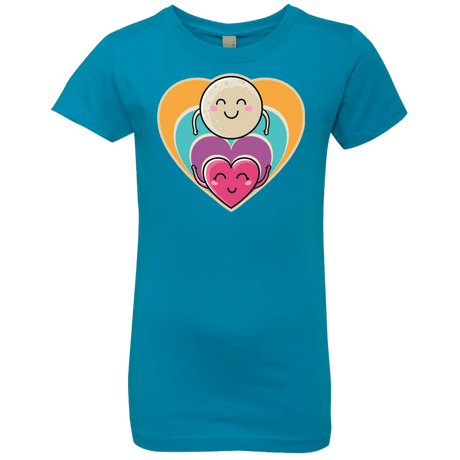 T-Shirts Turquoise / YXS Love to the Moon and Back Girls Premium T-Shirt