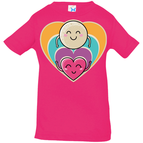T-Shirts Hot Pink / 6 Months Love to the Moon and Back Infant Premium T-Shirt