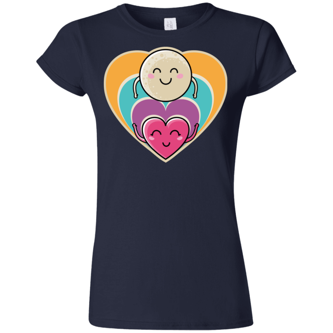 T-Shirts Navy / S Love to the Moon and Back Junior Slimmer-Fit T-Shirt