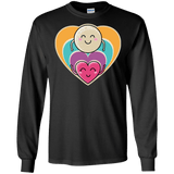 T-Shirts Black / S Love to the Moon and Back Men's Long Sleeve T-Shirt