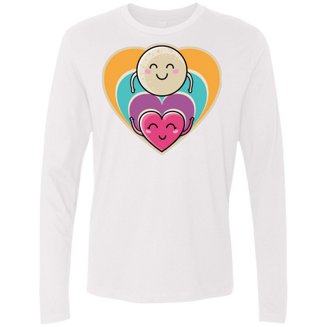 T-Shirts White / S Love to the Moon and Back Men's Premium Long Sleeve