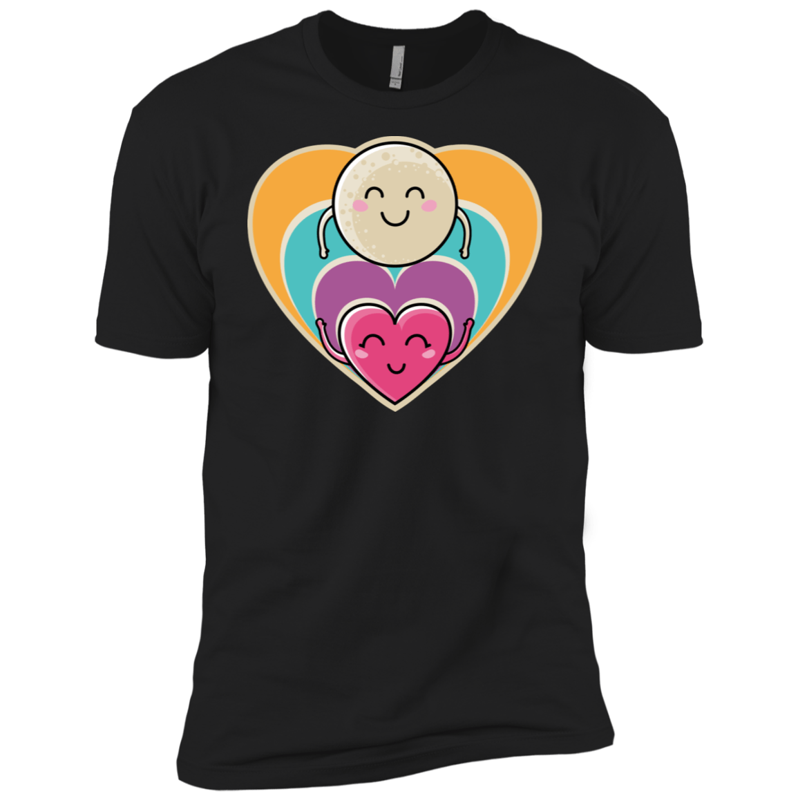 T-Shirts Black / X-Small Love to the Moon and Back Men's Premium T-Shirt