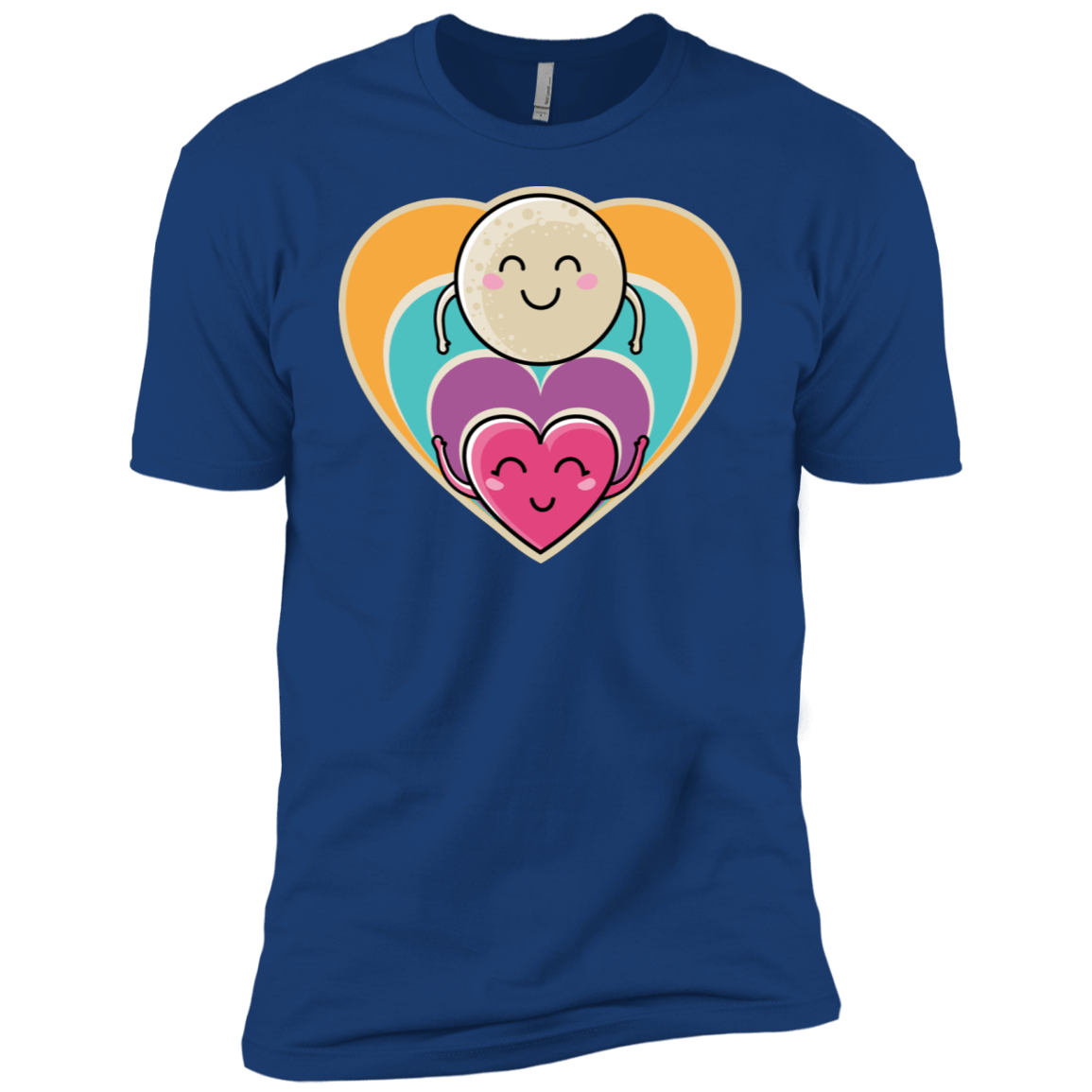 T-Shirts Royal / X-Small Love to the Moon and Back Men's Premium T-Shirt