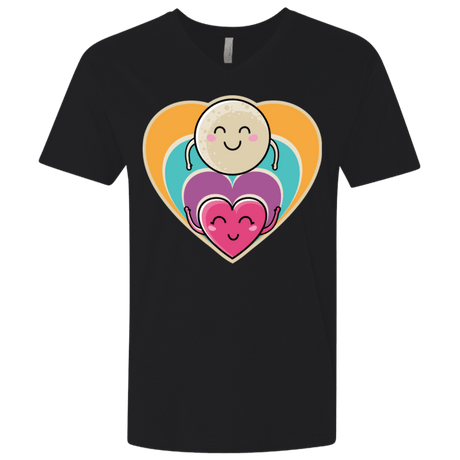 T-Shirts Black / X-Small Love to the Moon and Back Men's Premium V-Neck