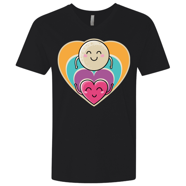 T-Shirts Black / X-Small Love to the Moon and Back Men's Premium V-Neck