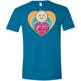 T-Shirts Antique Sapphire / S Love to the Moon and Back Men's Semi-Fitted Softstyle