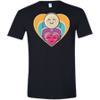 T-Shirts Black / X-Small Love to the Moon and Back Men's Semi-Fitted Softstyle