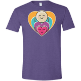 T-Shirts Heather Purple / S Love to the Moon and Back Men's Semi-Fitted Softstyle