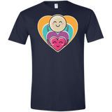 T-Shirts Navy / X-Small Love to the Moon and Back Men's Semi-Fitted Softstyle