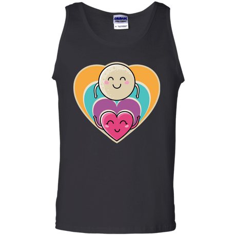 T-Shirts Black / S Love to the Moon and Back Men's Tank Top