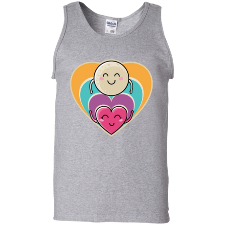 T-Shirts Sport Grey / S Love to the Moon and Back Men's Tank Top