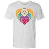 T-Shirts Heather White / S Love to the Moon and Back Men's Triblend T-Shirt