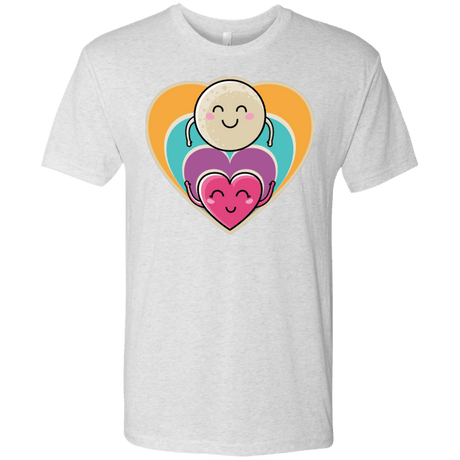 T-Shirts Heather White / S Love to the Moon and Back Men's Triblend T-Shirt