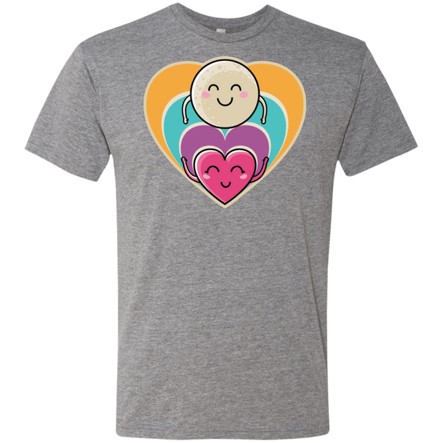 T-Shirts Premium Heather / S Love to the Moon and Back Men's Triblend T-Shirt