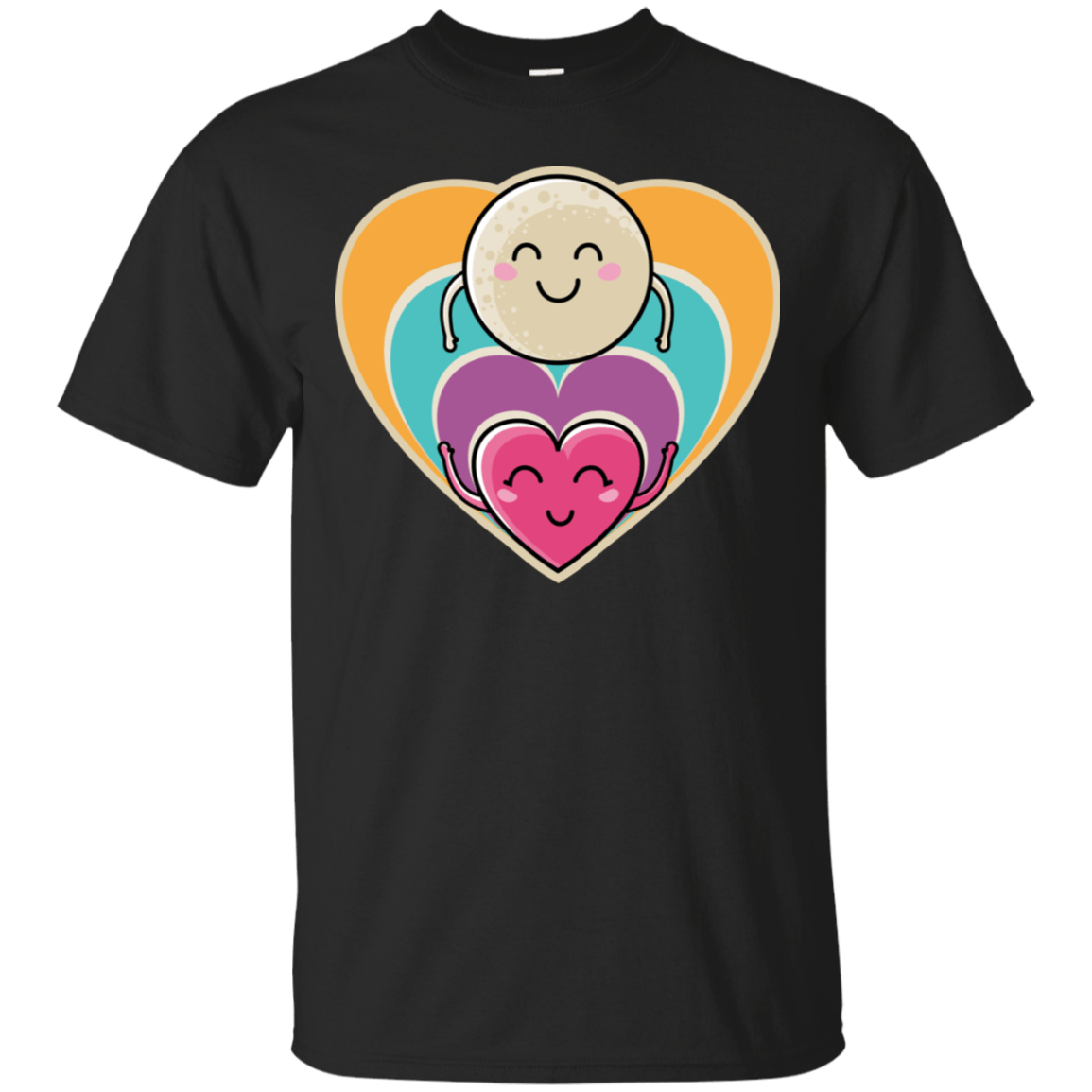 T-Shirts Black / S Love to the Moon and Back T-Shirt
