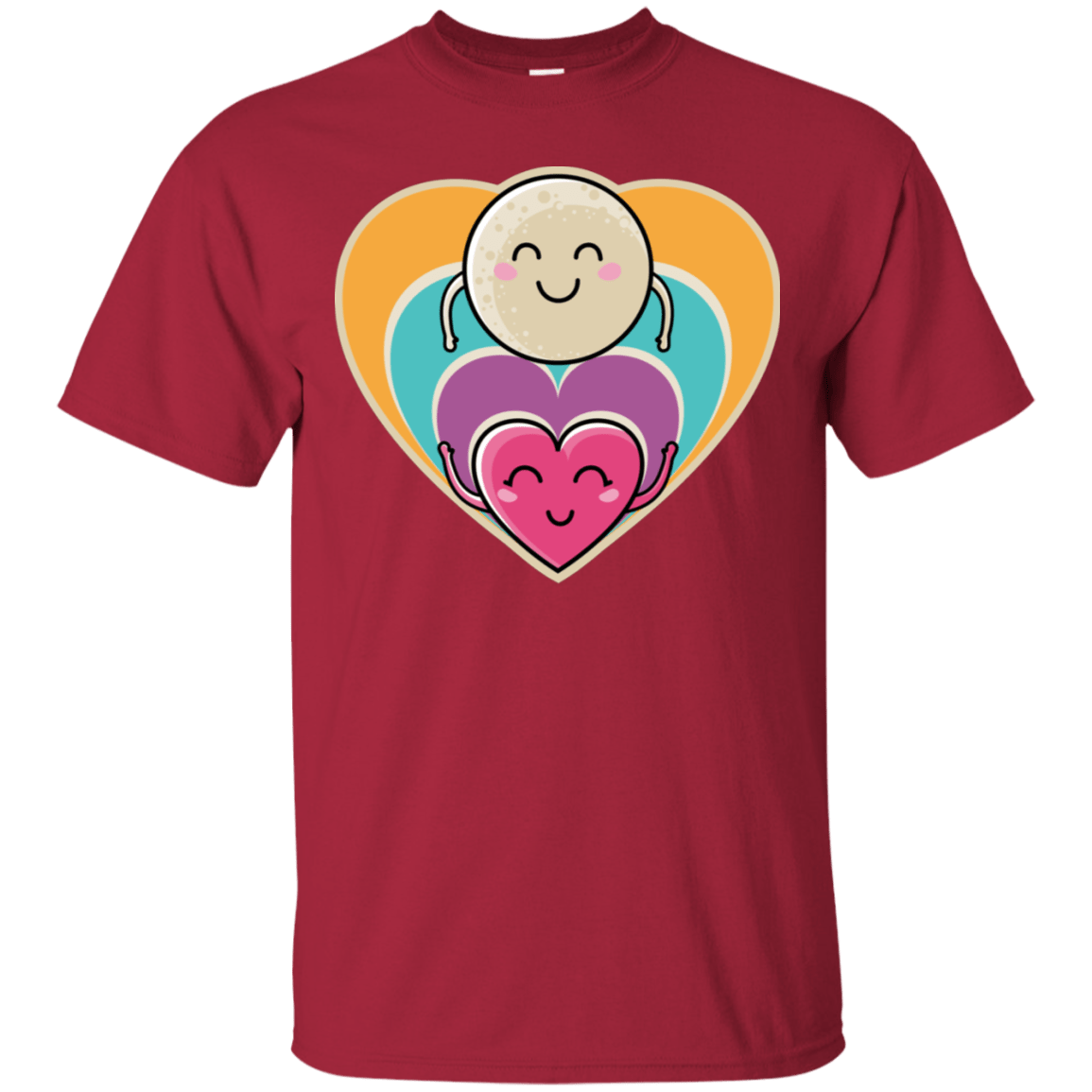 T-Shirts Cardinal / S Love to the Moon and Back T-Shirt