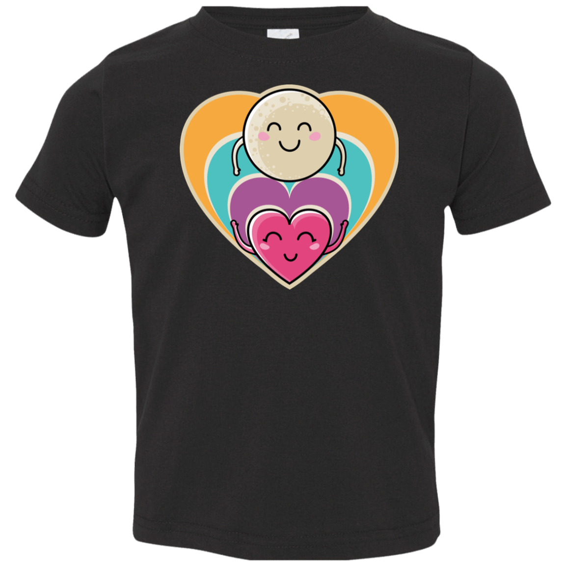 T-Shirts Black / 2T Love to the Moon and Back Toddler Premium T-Shirt