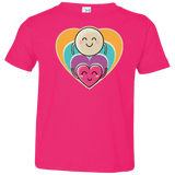 T-Shirts Hot Pink / 2T Love to the Moon and Back Toddler Premium T-Shirt