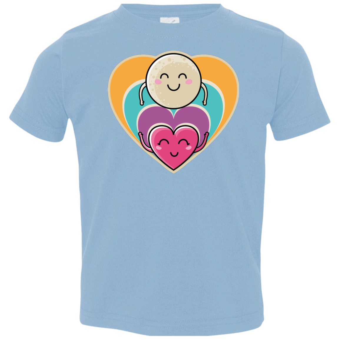 T-Shirts Light Blue / 2T Love to the Moon and Back Toddler Premium T-Shirt