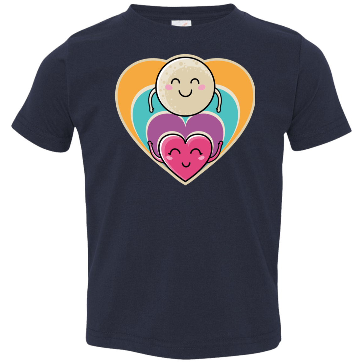 T-Shirts Navy / 2T Love to the Moon and Back Toddler Premium T-Shirt