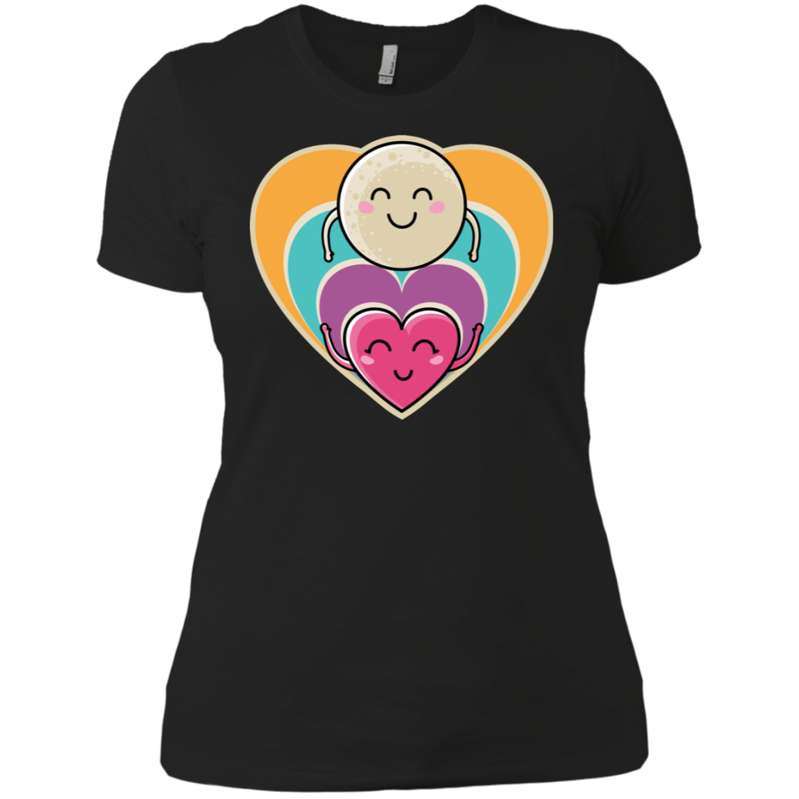 T-Shirts Black / X-Small Love to the Moon and Back Women's Premium T-Shirt