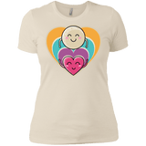 T-Shirts Ivory/ / X-Small Love to the Moon and Back Women's Premium T-Shirt