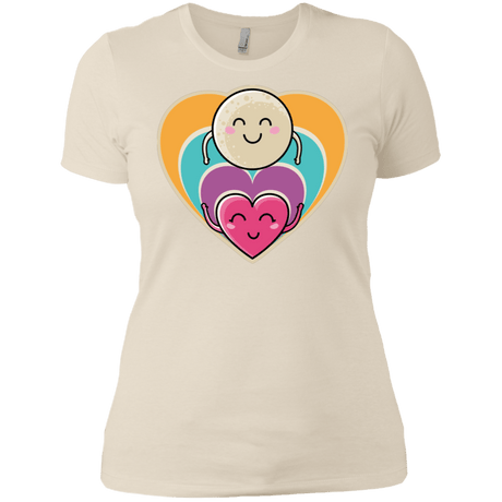 T-Shirts Ivory/ / X-Small Love to the Moon and Back Women's Premium T-Shirt