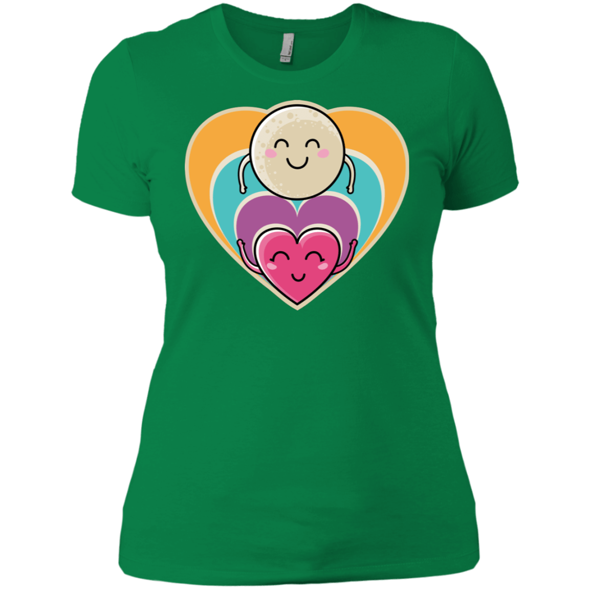 T-Shirts Kelly Green / X-Small Love to the Moon and Back Women's Premium T-Shirt