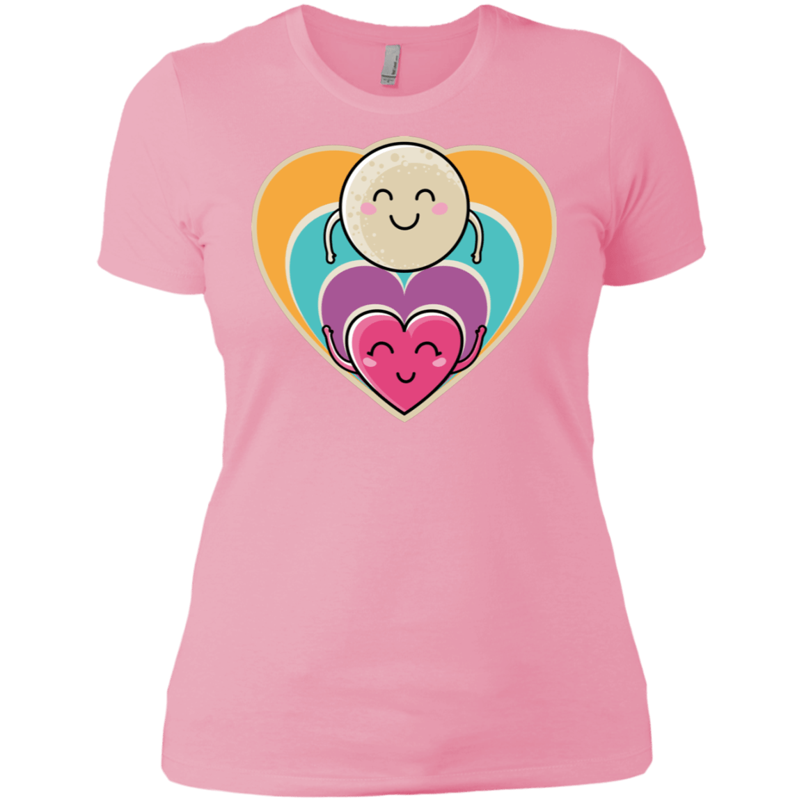 T-Shirts Light Pink / X-Small Love to the Moon and Back Women's Premium T-Shirt