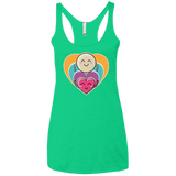 T-Shirts Envy / X-Small Love to the Moon and Back Women's Triblend Racerback Tank