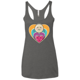 T-Shirts Premium Heather / X-Small Love to the Moon and Back Women's Triblend Racerback Tank