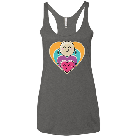 T-Shirts Premium Heather / X-Small Love to the Moon and Back Women's Triblend Racerback Tank