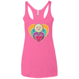 T-Shirts Vintage Pink / X-Small Love to the Moon and Back Women's Triblend Racerback Tank