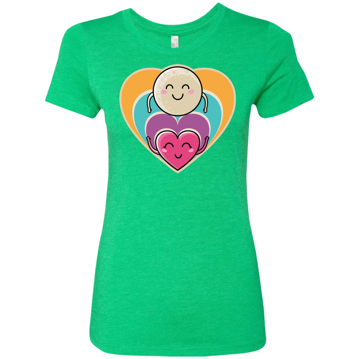 T-Shirts Envy / S Love to the Moon and Back Women's Triblend T-Shirt